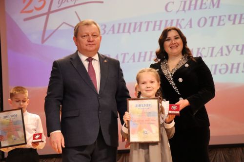 В Нурлате торжественно отметили День защитника Отечества