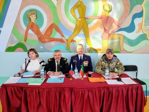 В школе №4 Нурлата прошел смотр строя и песни «Красив в строю, силен в бою!»