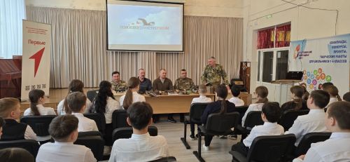Урок мужества от «Боевого Братства» прошел для школьников Нурлата
