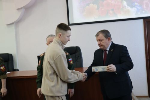 Нурлатские срочники получили удостоверения ветеранов боевых действий
