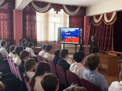 В гимназии Нурлата прошел урок мужества, посвященный воину-интернационалисту Рафису Мингалееву