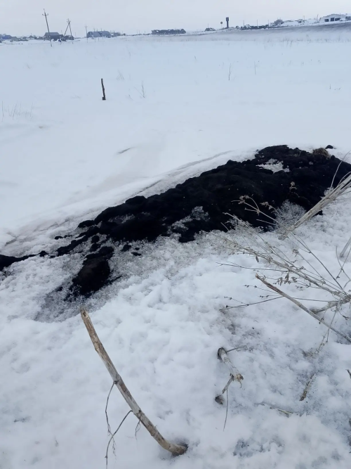 В Новоиглайкинском сельском поселении провели чернение льда и снега