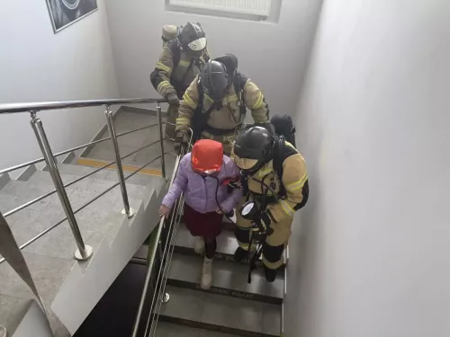 В Нурлате прошли пожарно-тактические учения