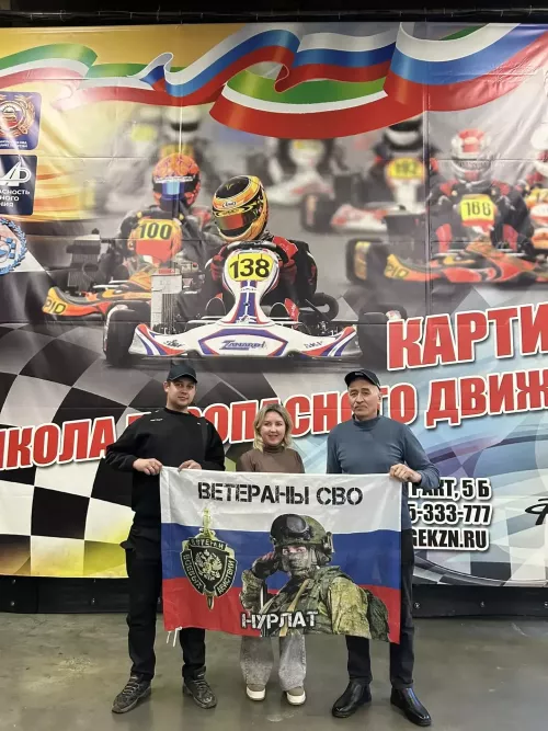 Ветеран СВО из Нурлата принял участие в первом турнире по картингу