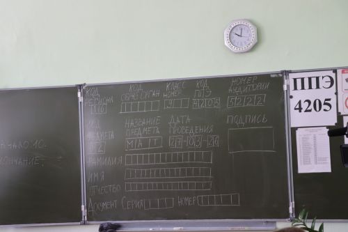 В Нурлате родители сели за парты: в районе прошла акция «Сдаем вместе. День сдачи ЕГЭ родителями»