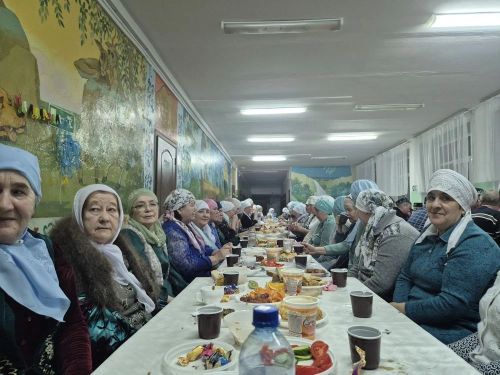 В селе Степное Озеро прошел очередной коллективный ифтар