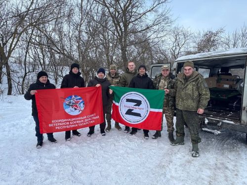 Гуманитарная миссия нурлатского фонда охватила более 20 подразделений в Белгородской и Курской областях