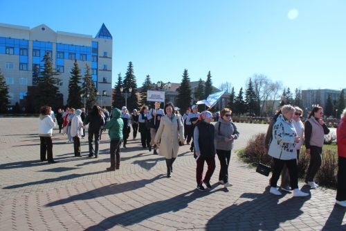 Нурлатцы присоединились к Всероссийской акции «10 000 шагов к жизни»