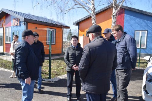Дамир Ишкинеев рабочую планерку провел в лагере