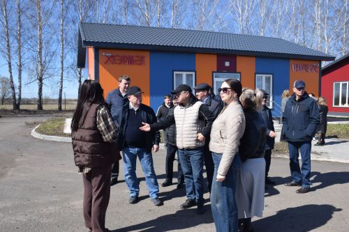 Дамир Ишкинеев рабочую планерку провел в лагере