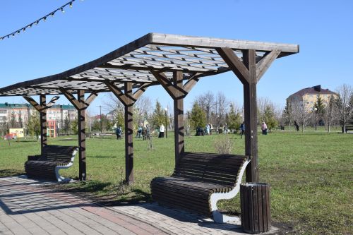 На субботник в парк вышли нурлатские общественники
