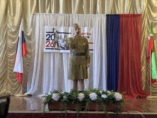 В гимназии Нурлата прошёл патриотический вечер «Победные песни страны» ко Дню Победы