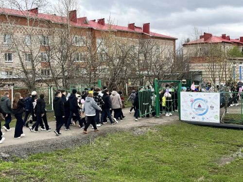 В школе №4 Нурлата прошла тренировка по эвакуации при пожаре