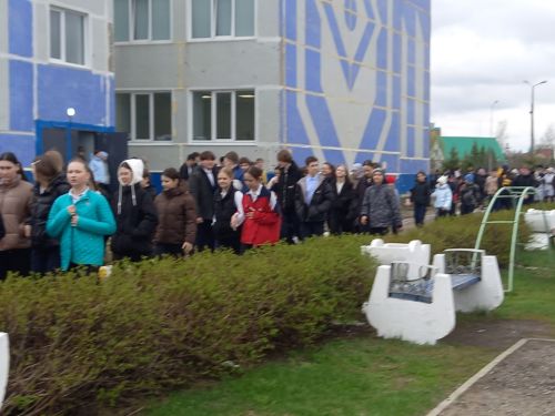 В школе №4 Нурлата прошла тренировка по эвакуации при пожаре
