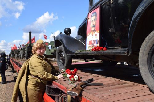В Нурлате побывал легендарный «Паровоз Победы»: город встретил эшелон памяти
