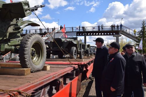 В Нурлате побывал легендарный «Паровоз Победы»: город встретил эшелон памяти