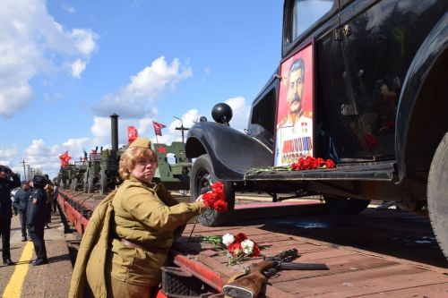 В Нурлате побывал легендарный «Паровоз Победы»: город встретил эшелон памяти