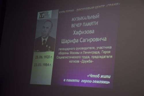 Человек-эпоха: в Нурлате почтили память Героя Социалистического Труда Шарифа Хафизова