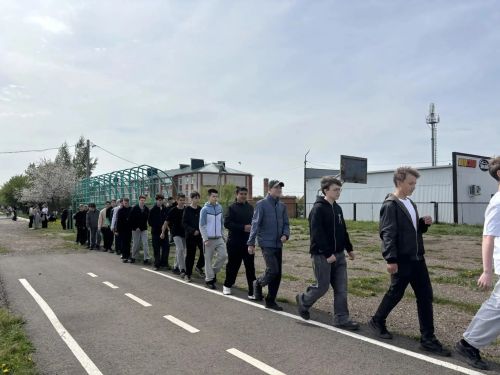 В школе №4 Нурлата стартовали учебные сборы для восьмиклассников