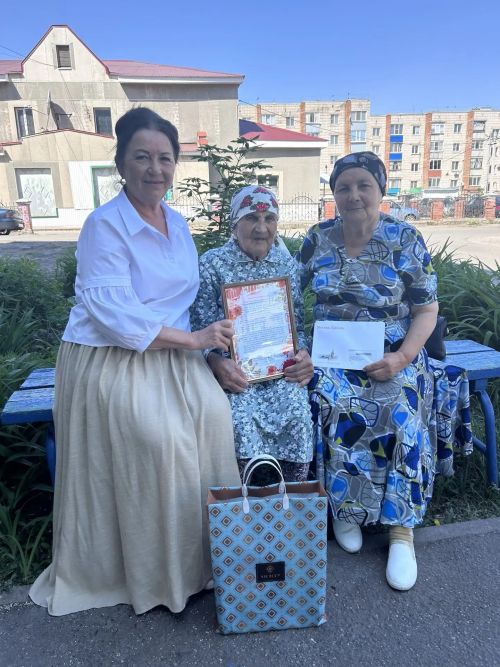 Труженице тыла Сании Мустафиной исполнилось 96 лет