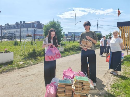 Экологическая акция по сбору макулатуры в школе №1 города Нурлат: вместе ради будущего