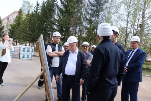 Нурлат с рабочим визитом посетил директор ГИСУ РТ Ильнар Хафизов