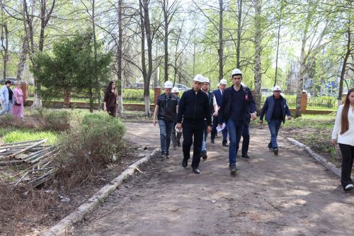 Нурлат с рабочим визитом посетил директор ГИСУ РТ Ильнар Хафизов