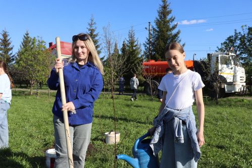В Нурлате заложили аллею «7Я»: живой символ единства поколений