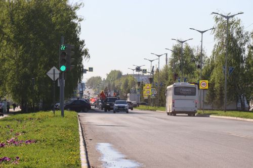 Нурлатцы провели автопробег в честь 81-й годовщины Великой Победы