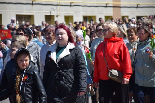 В Нурлате прошел Парад Победы: подвигу героев и память, и слава