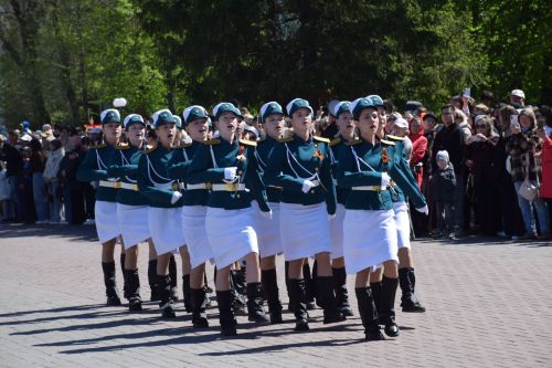 В Нурлате прошел Парад Победы: подвигу героев и память, и слава
