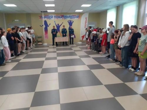 В лагере «Заречный» прошли профилактические беседы по безопасности