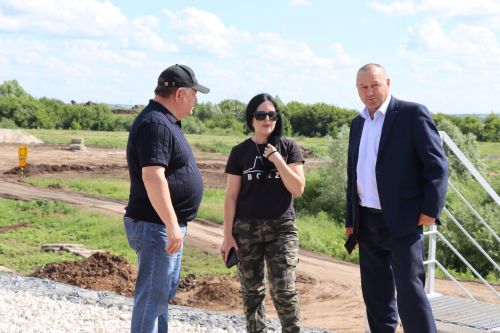 Реконструкция моста через реку Большой Черемшан возле деревни Урняк завершена на 90 процентов