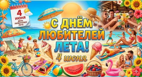Календарь праздников на 4 июня 2026 года