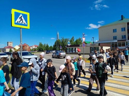 Юные пешеходы из «Солнышка» прошли науку безопасными дорогами