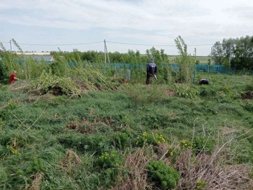 Летний субботник в Нурлате: в Верхнем Нурлате привели в порядок кладбище