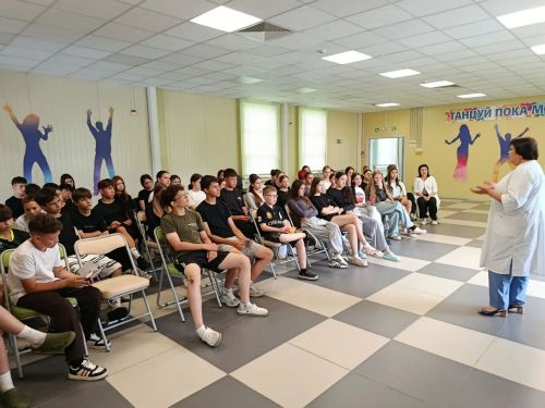 Лекцию о профилактике ИППП провели в лагере «Заречный»