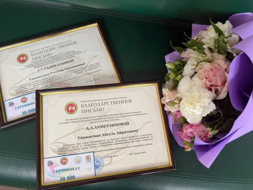 Нурлатские школьница и педагог отмечены на республиканском уровне за высокие баллы по татарскому языку
