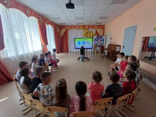 Юные пешеходы из «Солнышка» изучили ПДД на интерактивной доске