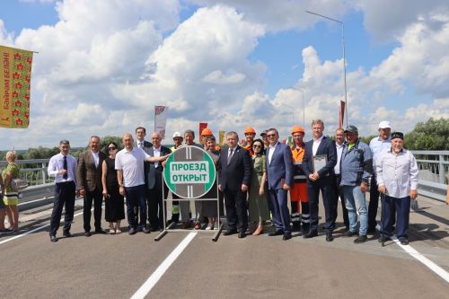 В Нурлатском районе построили новый мост