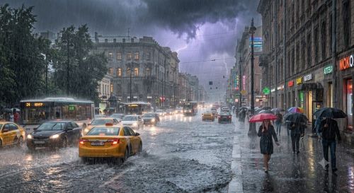 В Татарстане объявлено предупреждение о сильном дожде