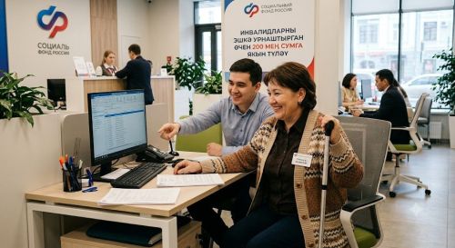 Социаль фонд инвалидларны эшкә урнаштырган өчен 200 мең сумга якын акча түли