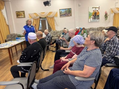 В доме-интернате Нурлата повторили правила дорожного движения