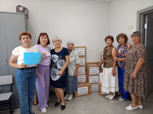 Серебряные волонтеры Нурлата изготовили 72 тыс. изделий для госпиталей