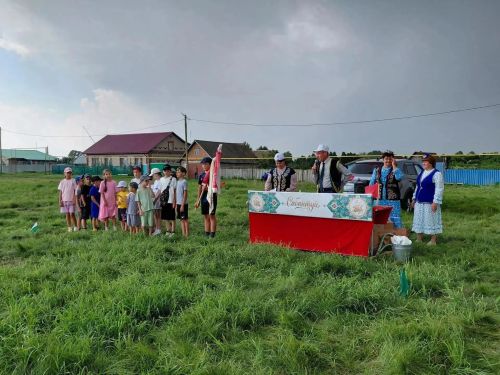Староальметьевские дети отпраздновали Сабантуй на каникулах
