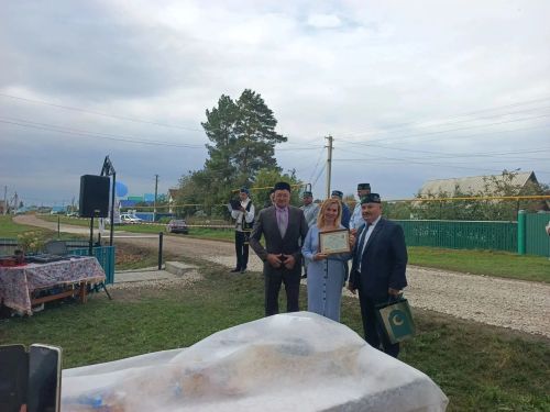 В селе Салдакаево открыли обновленный колодец «Роза эби коесы»