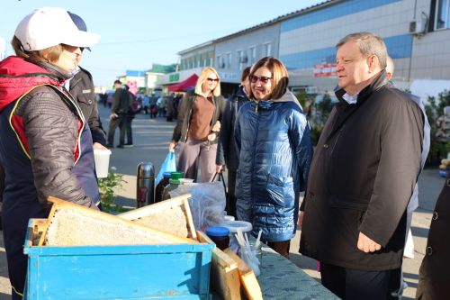 Первая осенняя ярмарка в Нурлате совпала со вторым днем выборов