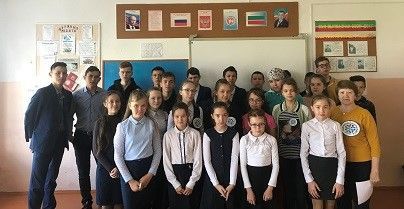 Ученики Степноозерской школы участвовали во Всероссийской акции