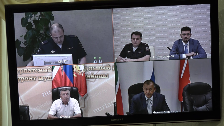 Нурлатцы приняли участие в видеоконференции под председательством заместителя Премьер-министра РТ Шамиля Гафарова