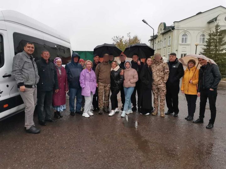 Из Нурлата 5 отпускников – бойцов СВО вновь уехали на службу